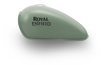 Royal Enfield Meteor Matt Green Tank